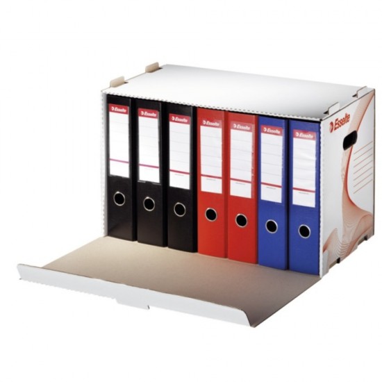 Container arhivare ESSELTE Standard, bibliorafturi, deschidere frontala