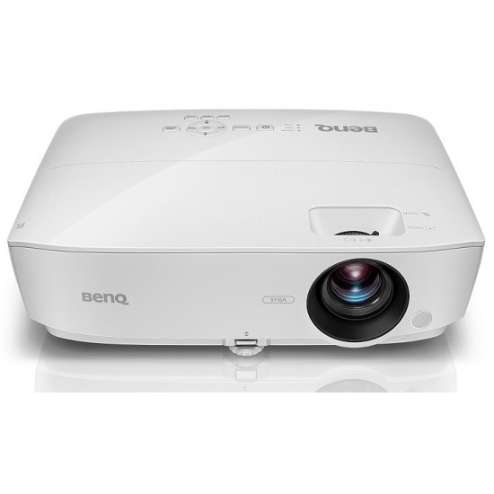 Videoproiector XGA 3D BenQ MX535 cu tehnologie SmartEco, 3600ANSI, contrast 15.000:1, 2 x HDMI 1.4 + CADOU Ecran de proiectie manual BenQ 80 inch (160x120)