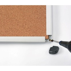 Panou pluta Legamaster Universal, rama aluminiu, 100 x 150 cm