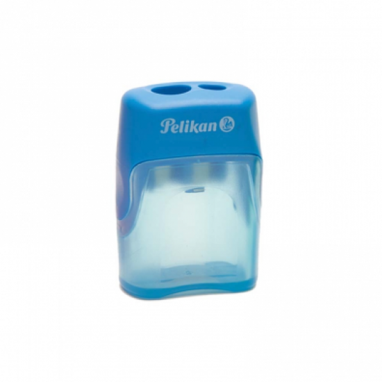 ASCUTITOARE V-BLADE PLASTIC DUBLA, CU CONTAINER, DIVERSE CULORI 