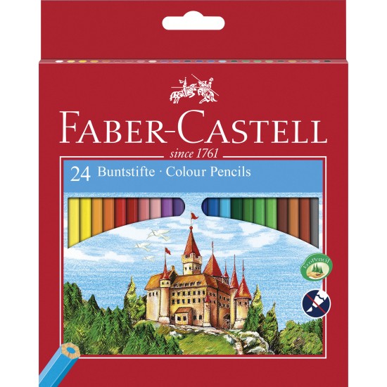 CREIOANE COLORATE 24 CULORI FABER-CASTELL
