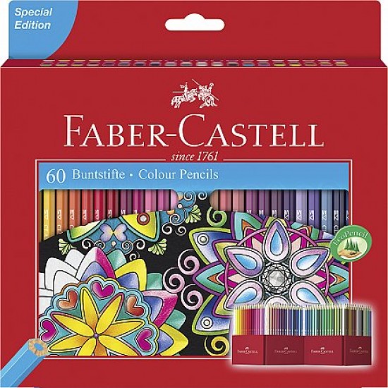 CREIOANE COLORATE 60 CULORI EDITIE SPECIALA FABER-CASTELL