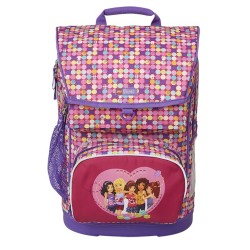 Ghiozdan scoala Maxi + sac sport, LEGO Core Line - design Friends Confetti