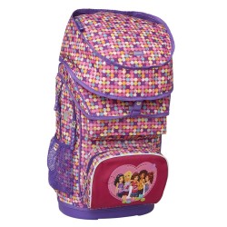 Ghiozdan scoala Maxi + sac sport, LEGO Core Line - design Friends Confetti