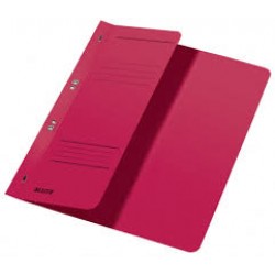 Dosar din carton 1/2 cu capse Leitz rosu