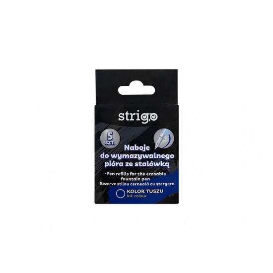 Patron Strigo cu cerneală albastră cu ștergere prin frictiune 5/set