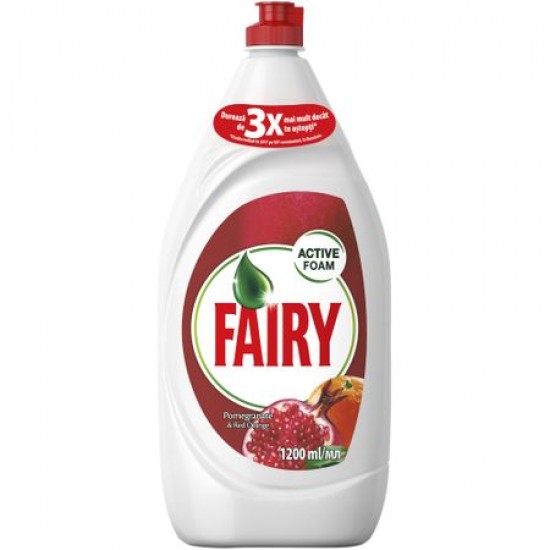 Detergent vase Fairy cu miros de rodie, 1.350l