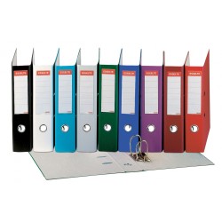 Biblioraft Esselte Economy, 75 mm, Diverse culori