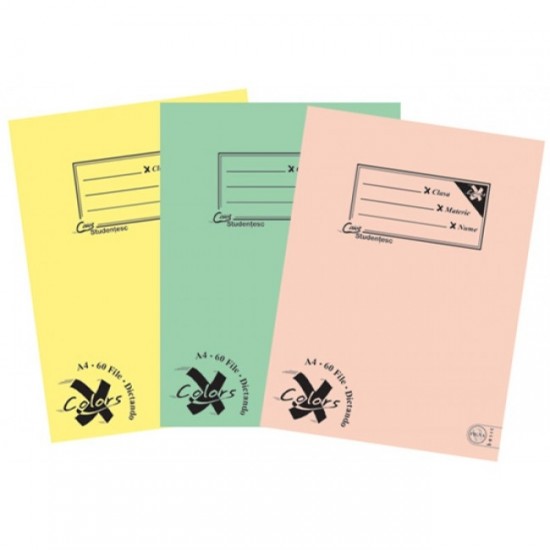 Caiet A4, 60 file, matematica-dictando-velin, PIGNA Basic-2019