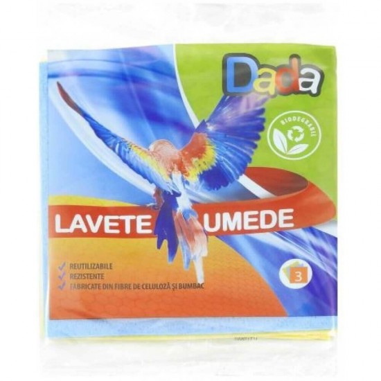 Lavete umede DADA, 3 buc/set