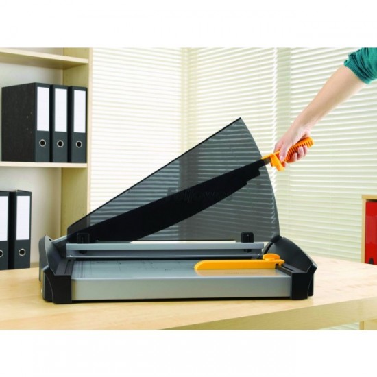 Ghilotina, 38cm (A4), maxim 40 coli, FELLOWES Plasma