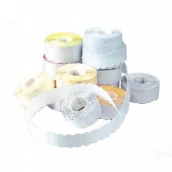 Etichete autoadezive pt. marcatoare, 26 x 12mm, 1500 etichete/rola, alb, PRIX