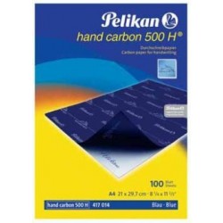 Hartie copiativa, 100 coli/top, albastru, PELIKAN