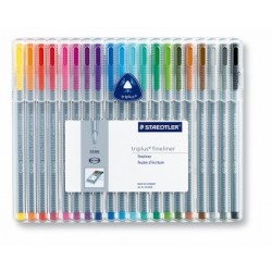 Set liner 0.3mm, 20 culori/set, STAEDTLER Triplus