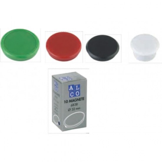 Magneti 32mm, 10/cutie, ALCO