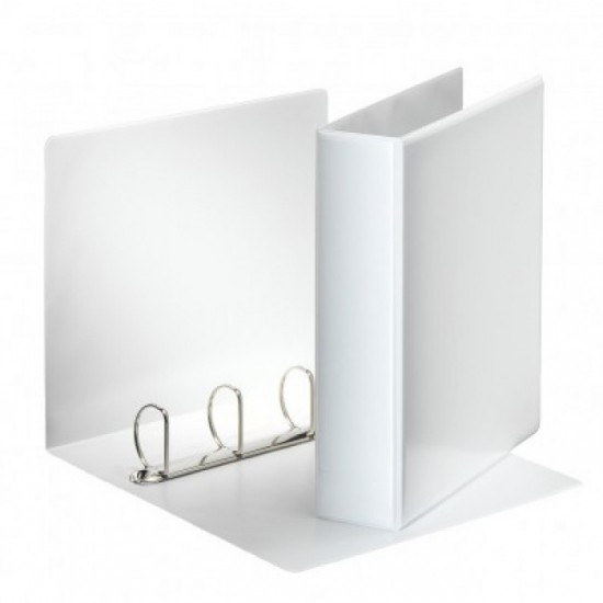 Caiet mecanic, A4, 4 inele, 8.6cm, alb, ESSELTE Panorama