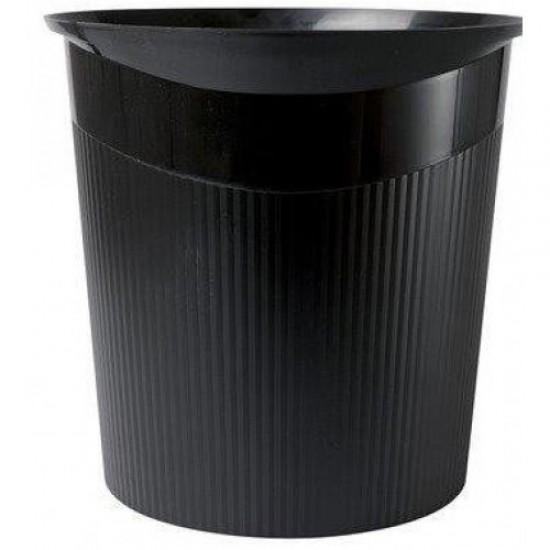Cos de birou pentru hartii, 13 litri, HAN Loop - negru
