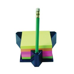 Cub autoadeziv cu suport, 76 x 76 mm, 400 file, Stick"n - 4 culori pastel