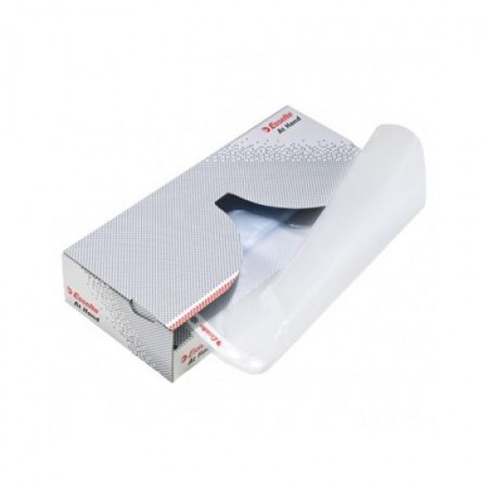 Dispenser ESSELTE, file din plastic, A4, transparent, , 43 mic., 50 buc/set