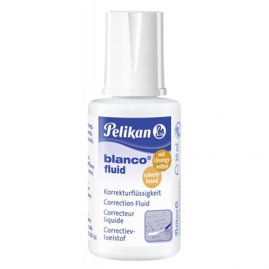 FLUID CORECTOR PELIKAN BLANCO PE BAZA DE APA 20ML