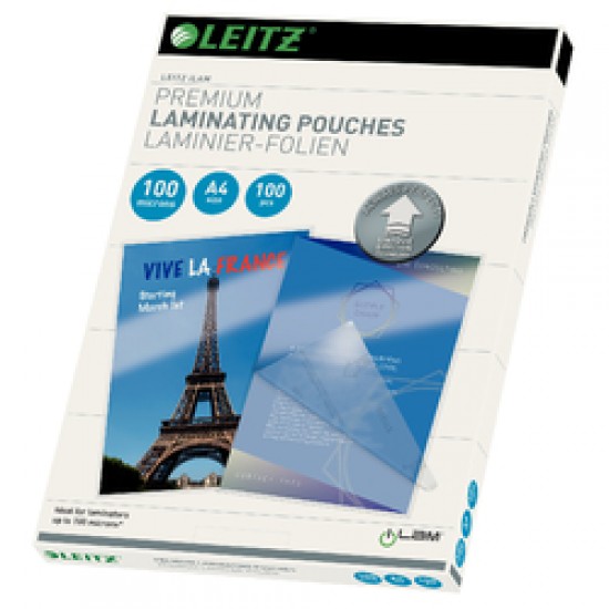 Folie LEITZ UDT pentru laminare la cald, A4, 100 microni 100 folii/top