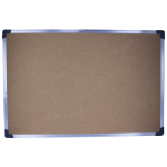 Panou pluta 2 fete cu rama aluminiu 60x90 cm EVOffice