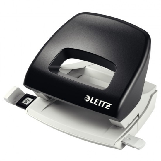Perforator plastic LEITZ 5038 NeXXT Series, 16 coli - negru