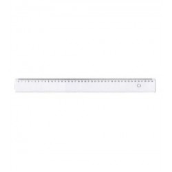 Rigla 40cm, transparent, EVOffice