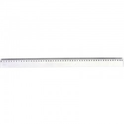 Rigla 50cm,plastic, transparent, EVOffice