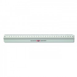 Rigla din metal cu maner, 30cm, KOH-I-NOOR