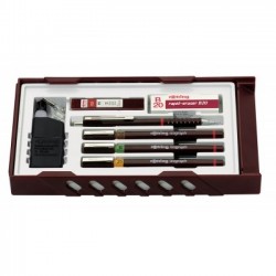 Trusa pt. desen tehnic, 3 tocuri-set, ROTRING Isograph