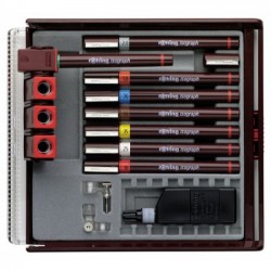 Trusa pt. desen tehnic, 8 tocuri-set, ROTRING Isograph
