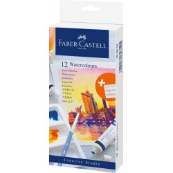Tempera 12 culori/set, 9ml, FABER CASTELL