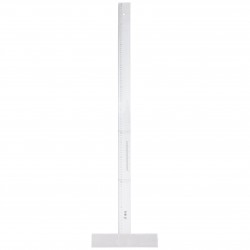 Rigla plastic transparent T (teu) cap fix ,100 cm