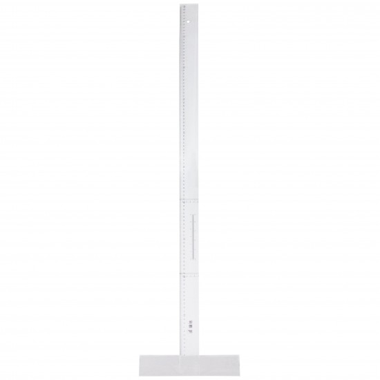 Rigla plastic transparent T (teu) cap fix ,100 cm