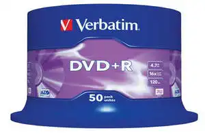 DVD+R, 4.7GB, 16X, 50 buc/bulk, VERBATIM