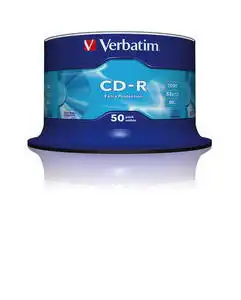 CD-R, 700MB, 52X, 50 buc/bulk, VERBATIM Extra Protection
