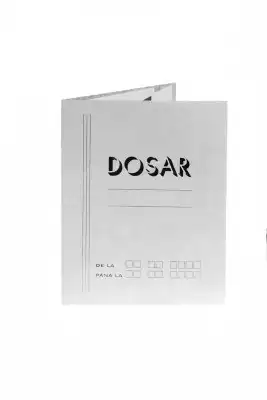Dosar din carton, plic, 230 g/mp, alb
