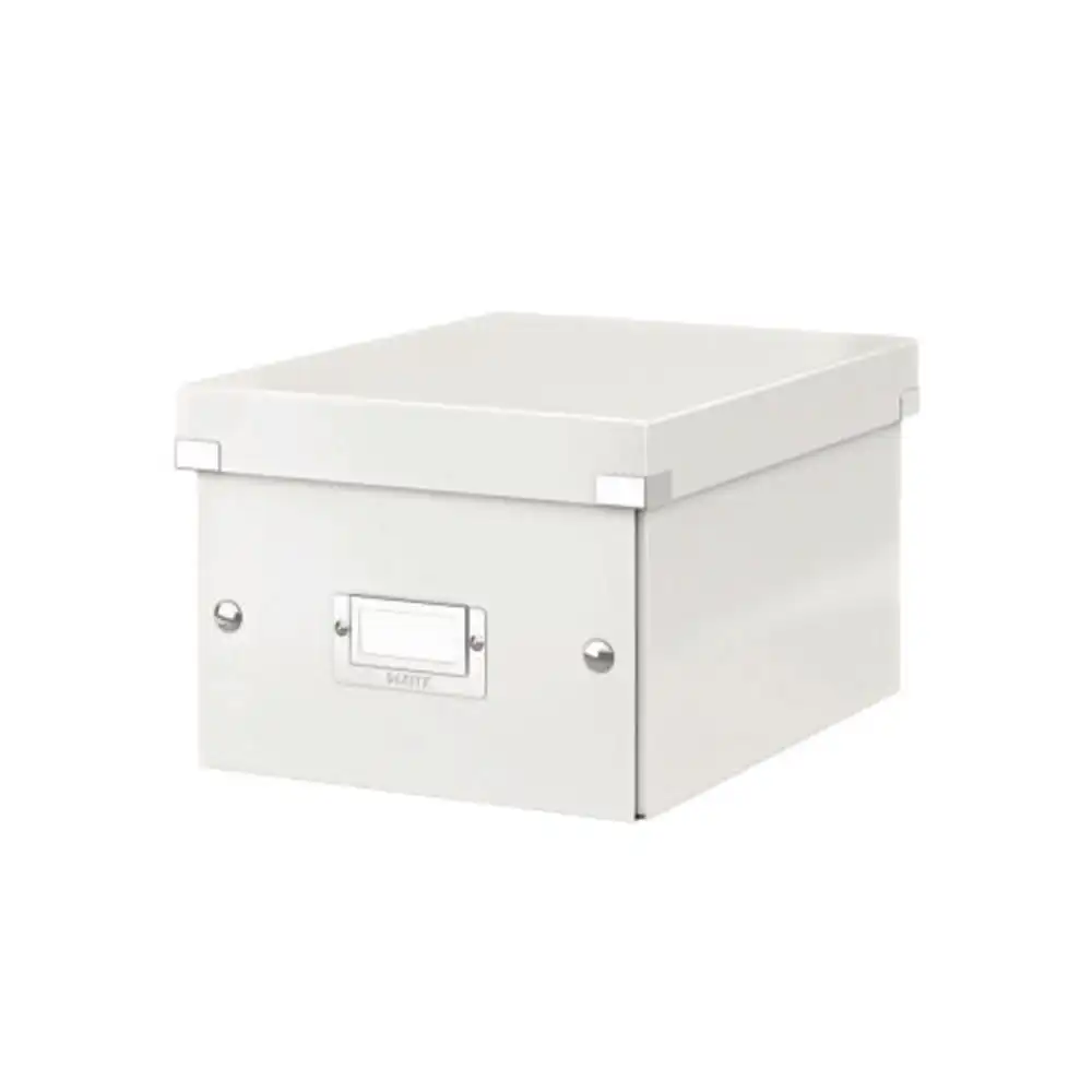 Cutie LEITZ Click & Store mica 216 x 160 x 282 mm, carton laminat – alb
