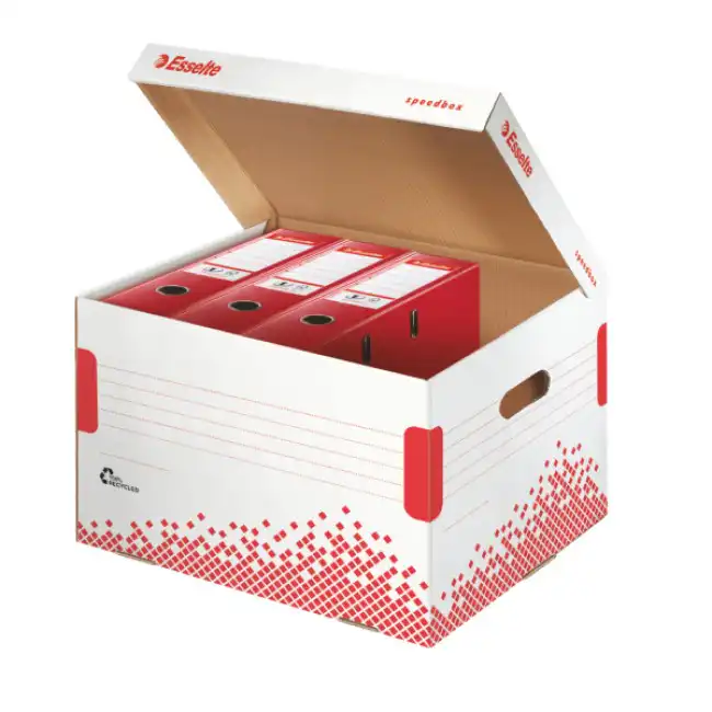 Container de arhivare ESSELTE Speedbox pentru bibliorafturi