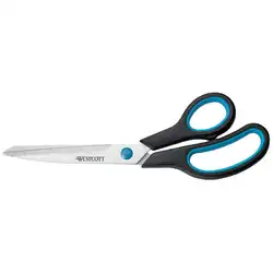 Foarfeca otel, 247 mm, cu rubber grip, WESTCOTT Easy Grip