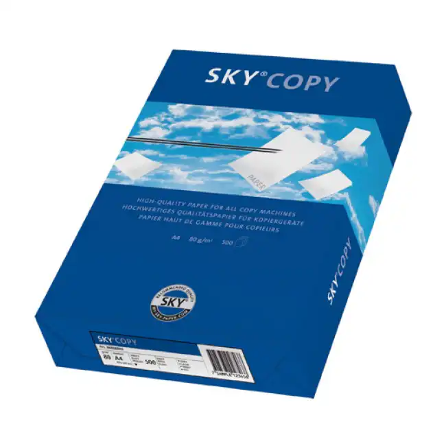 Hartie copiator, format A3, gramaj 80 g/mp, 500 coli/top, SKY Copy