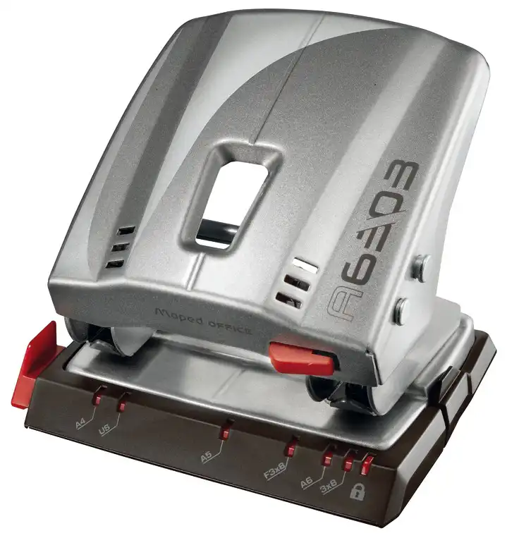 Perforator Maped, Advanced Metal, 35 coli, argintiu