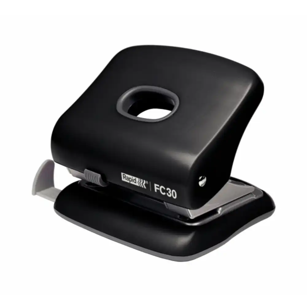 Perforator 30 coli, RAPID FC30, negru