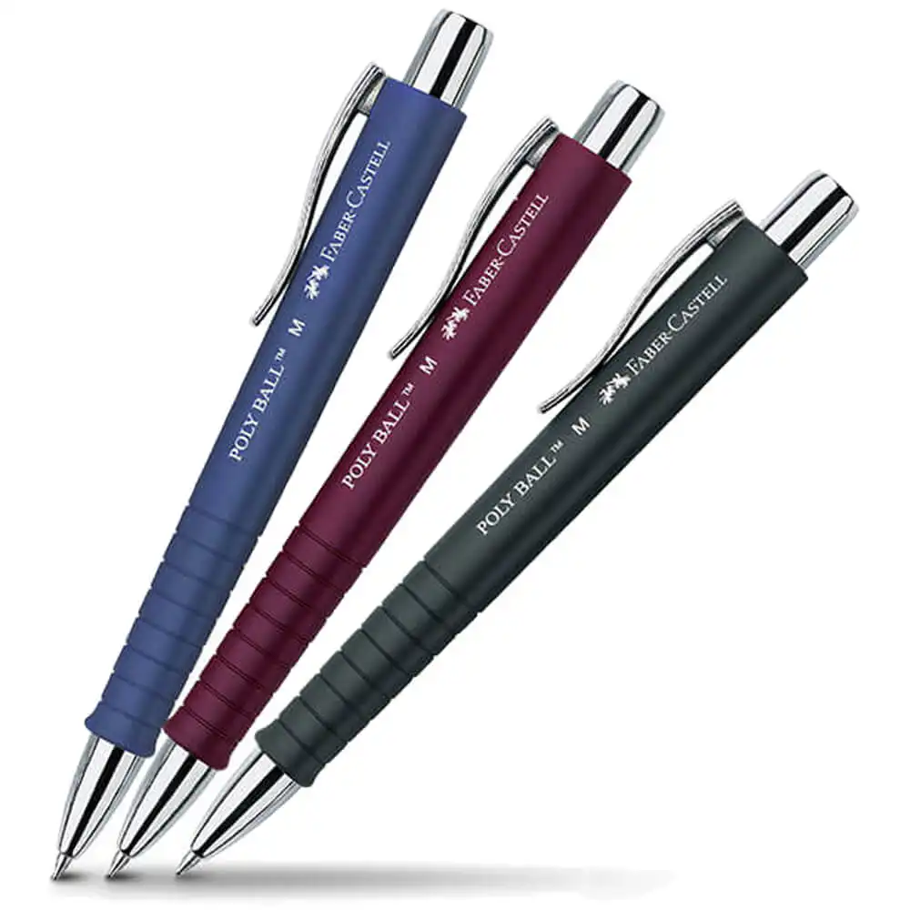 Pix cu mecanism si grip Poly Ball XB Faber-Castell Pix cu mecanism si grip Poly Ball XB Faber-Castell