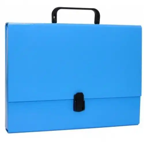 Servieta din carton laminat, A4/5cm, cu inchidere si maner, Office Products Servieta din carton laminat, A4/5cm, cu inchidere si maner, Office Products