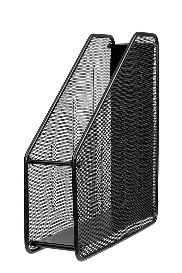 Suport vertical documente Mesh, negru