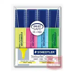 Textmarker 1-5mm, 4 culori/set, STAEDTLER Textsurfer classic