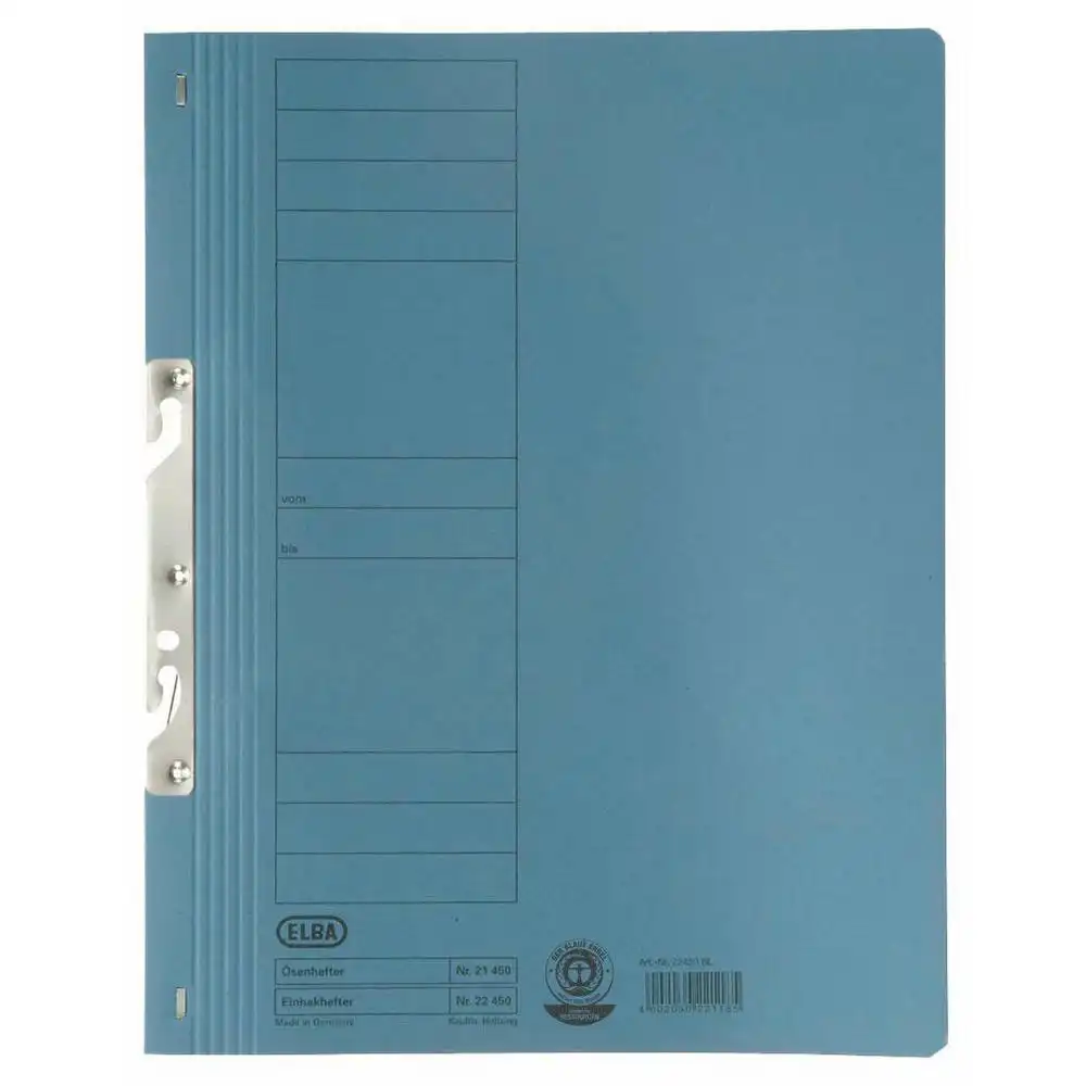 Dosar carton incopciat 1/1 ELBA – albastru