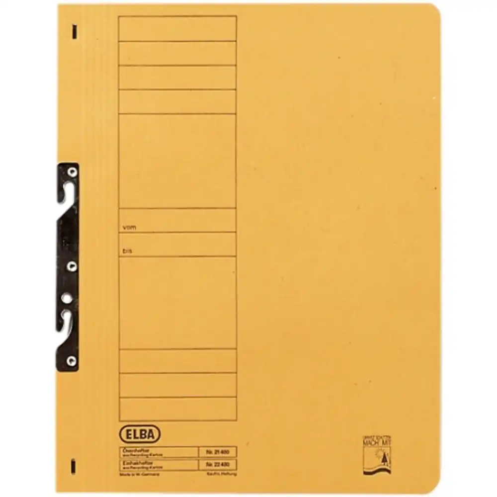 Dosar carton incopciat 1/1 ELBA – orange